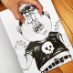 Illustration for article titled Fun illustrations of a cartoon fighting his creator